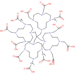 1,4,7,10-Tetraazacyclododecane-1,4,7-triacetic acid,10,10'-[2,2-bis[[4,7,10-tris(carboxymethyl)-1,4,7,10-tetraazacyclododec-1-yl]methyl]-1,3-propanediyl]bis- molecular structure