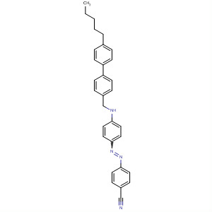 Benzonitrile,4-[[4-[[(4'-pentyl[1,1'-biphenyl]-4-yl)methyl]amino]phenyl]azo]- molecular structure