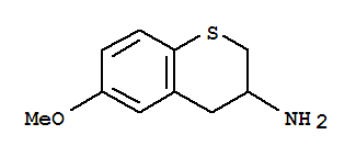 6-METHOXY-THIOCHROMAN-3-YLAMINE molecular structure