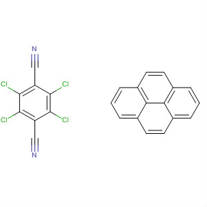 1,4-Benzenedicarbonitrile, 2,3,5,6-tetrachloro-, compd. with pyrene(1:1) molecular structure