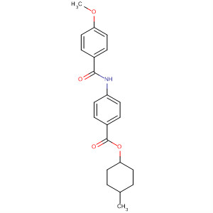 Benzoic acid, 4-[(4-methoxybenzoyl)amino]-, 4-methylcyclohexyl ester