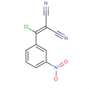 Propanedinitrile, [chloro(3-nitrophenyl)methylene]- molecular structure