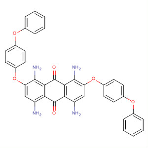 9,10-Anthracenedione, 1,4,5,8-tetraamino-2,7-bis(4-phenoxyphenoxy)- molecular structure