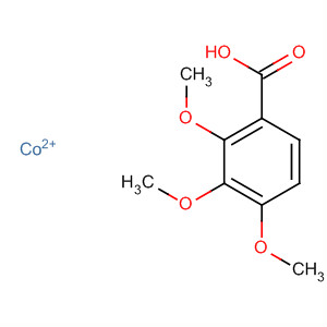 Benzoic acid, 2,3,4-trimethoxy-, cobalt(2+) salt molecular structure
