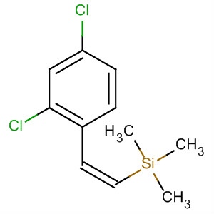 Silane, [2-(2,4-dichlorophenyl)ethenyl]trimethyl-, (Z)- molecular structure