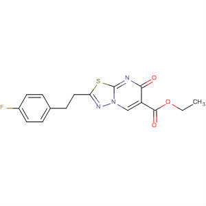 5H-1,3,4-Thiadiazolo[3,2-a]pyrimidine-6-carboxylic acid,2-[2-(4-fluorophenyl)ethyl]-5-oxo-, ethyl ester
