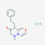 4-(2-phenylethyl)-2,4-dihydro-1h-pyridazino[6,1-c][1,4]oxazin-3-one;hydrochloride