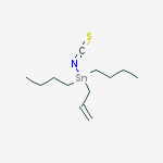 Stannane, dibutylisothiocyanato-2-propenyl- molecular structure