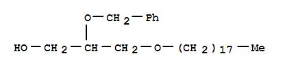 1-O-OCTADECYL-2-O-BENZYL-RAC-GLYCEROL molecular structure