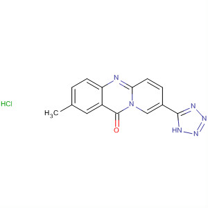 11H-Pyrido[2,1-b]quinazolin-11-one, 2-methyl-8-(1H-tetrazol-5-yl)-,hydrochloride molecular structure