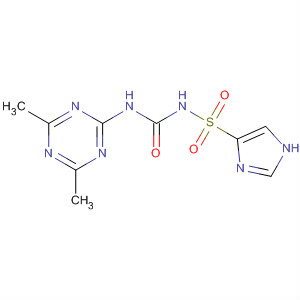 1H-Imidazole-4-sulfonamide,N-[[(4,6-dimethyl-1,3,5-triazin-2-yl)amino]carbonyl]- molecular structure