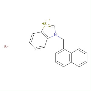 Benzothiazolium, 3-(1-naphthalenylmethyl)-, bromide molecular structure