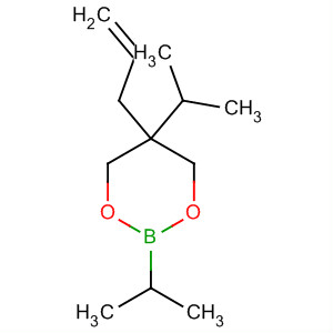 1,3,2-Dioxaborinane, 2,5-bis(1-methylethyl)-5-(2-propenyl)- molecular structure
