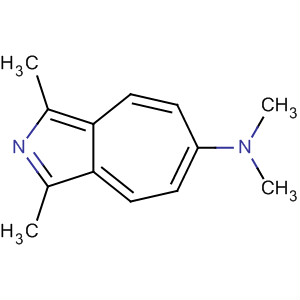 Cyclohepta[c]pyrrol-6-amine, N,N,1,3-tetramethyl- molecular structure