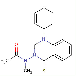 Acetamide,N-(1,4-dihydro-1-phenyl-4-thioxo-3(2H)-quinazolinyl)-N-methyl- molecular structure