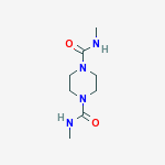 4-N,4-N-dimethylpiperazine-1,4-dicarboxamide molecular structure