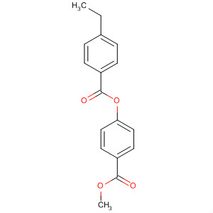 Benzoic acid, 4-ethyl-, 4-(methoxycarbonyl)phenyl ester molecular structure
