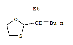 2-(heptan-3-yl)-1,3-oxathiolane molecular structure
