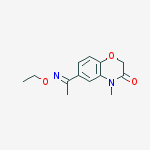 6-[(e)-n-ethoxy-c-methylcarbonimidoyl]-4-methyl-1,4-benzoxazin-3-one