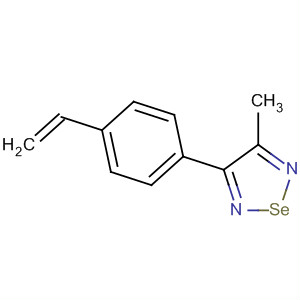 1,2,5-Selenadiazole, 3-(4-ethenylphenyl)-4-methyl- molecular structure