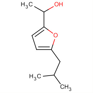 2-Furanmethanol, a-methyl-5-(2-methylpropyl)- molecular structure