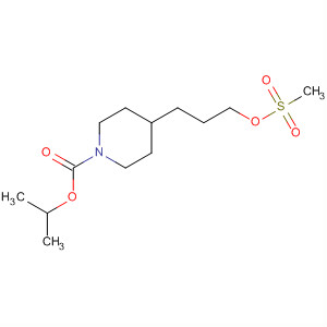 1-Piperidinecarboxylic acid, 4-[3-[(methylsulfonyl)oxy]propyl]-,1-methylethyl ester