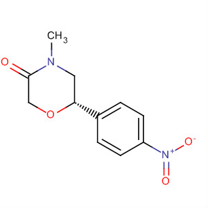 3-Morpholinone, 4-methyl-6-(4-nitrophenyl)-, (6S)-