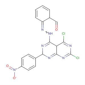 Benzaldehyde,2-[5,7-dichloro-2,4a-dihydro-2-(4-nitrophenyl)pyrimido[4,5-d]pyrimidin-4-yl]hydrazone