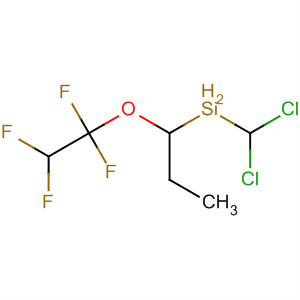 Silane, dichloromethyl[(tetrafluoroethoxy)propyl]- molecular structure