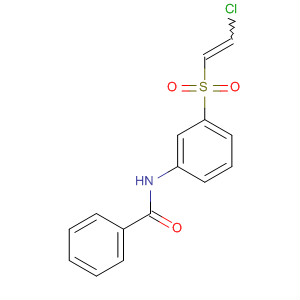 Benzamide, N-[3-[(2-chloroethenyl)sulfonyl]phenyl]- molecular structure