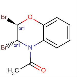 2H-1,4-Benzoxazine, 4-acetyl-2,3-dibromo-3,4-dihydro-, (2R,3R)-rel-