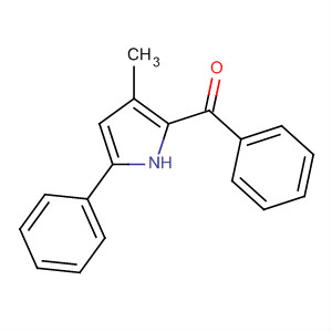 Methanone, (3-methyl-5-phenyl-1H-pyrrol-2-yl)phenyl- molecular structure