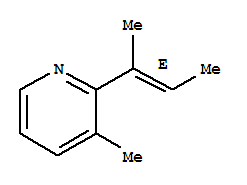 (E)-3-METHYL-2-(1-METHYL-1-ALLYL)-PYRIDINE molecular structure